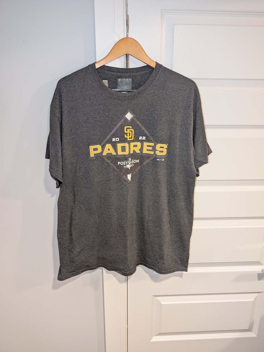 MLB San Padres 2022 Postseason Gray T-Shirt